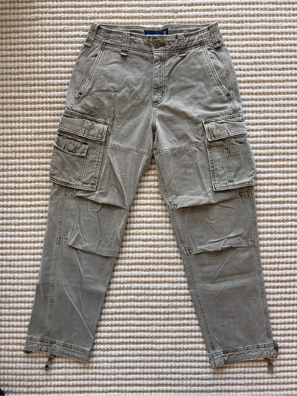 Abercrombie & Fitch Olive Cargo Pants (29w 30l)